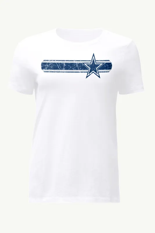 WOMENS DALLAS COWBOYS STRIPE T SHIRT sold by Starter