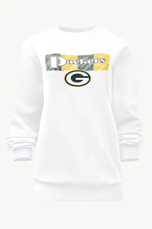 WOMENS GREEN BAY PACKERS COLOR SHADING SWEATSHIRT sold by Starter