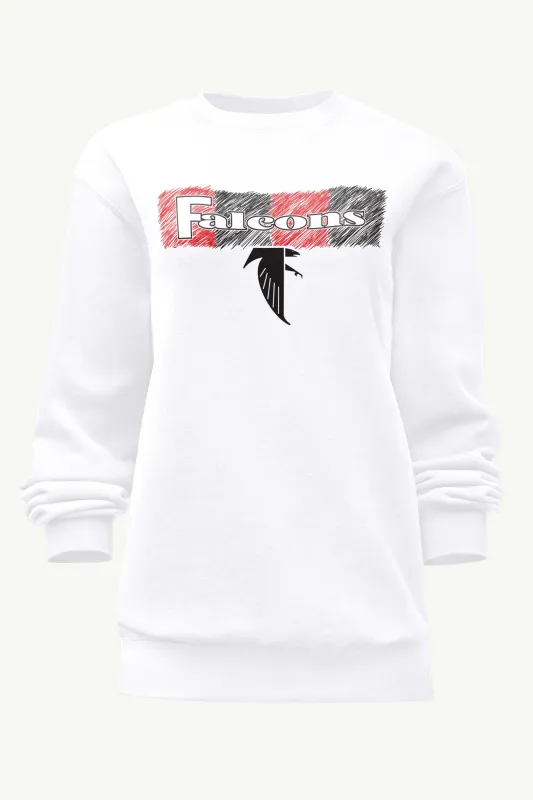 WOMENS ATLANTA FALCONS COLOR SHADING SWEATSHIRT sold by Starter