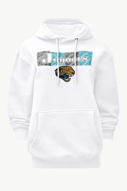 WOMENS JACKSONVILLE JAGUARS COLOR SHADDING HOODIE sold by Starter