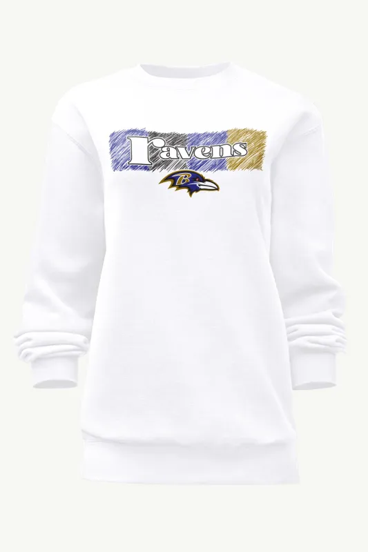 WOMENS BALTIMORE RAVENS COLOR SHADING SWEATSHIRT sold by Starter