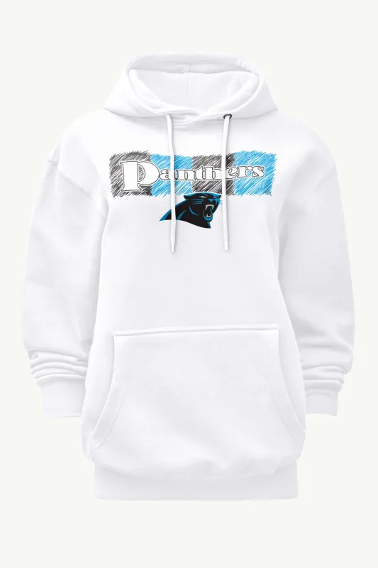 WOMENS CAROLINA PANTHERS COLOR SHADING HOODIE sold by Starter