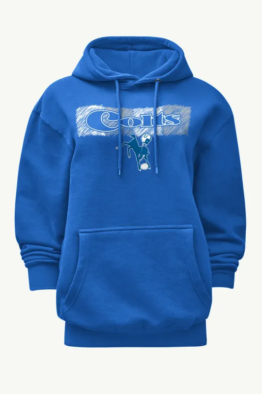 WOMENS INDIANAPOLIS COLTS COLOR SHADDING HOODIE sold by Starter
