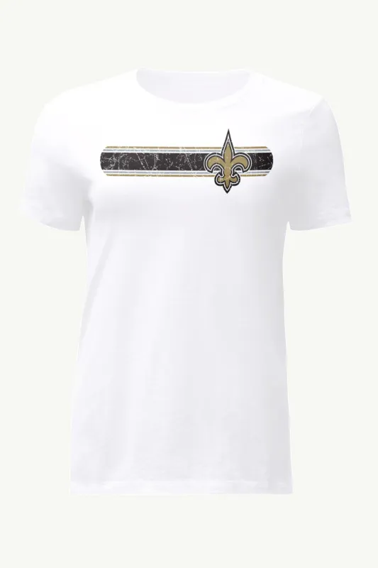 WOMENS NEW ORLEANS SAINTS STRIPE T SHIRT sold by Starter