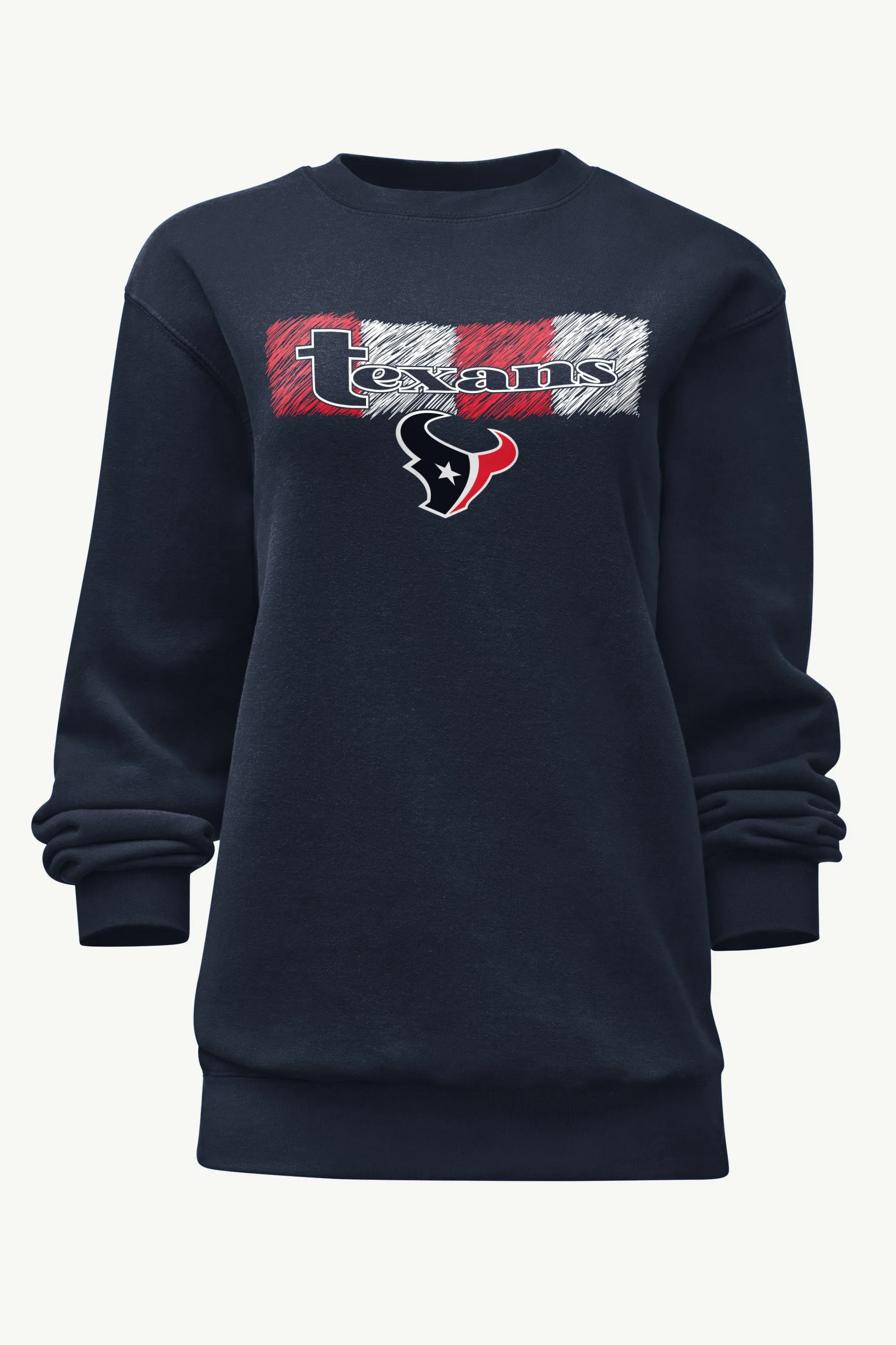 WOMENS HOUSTON TEXANS COLOR SHADING SWEATSHIRT sold by Starter