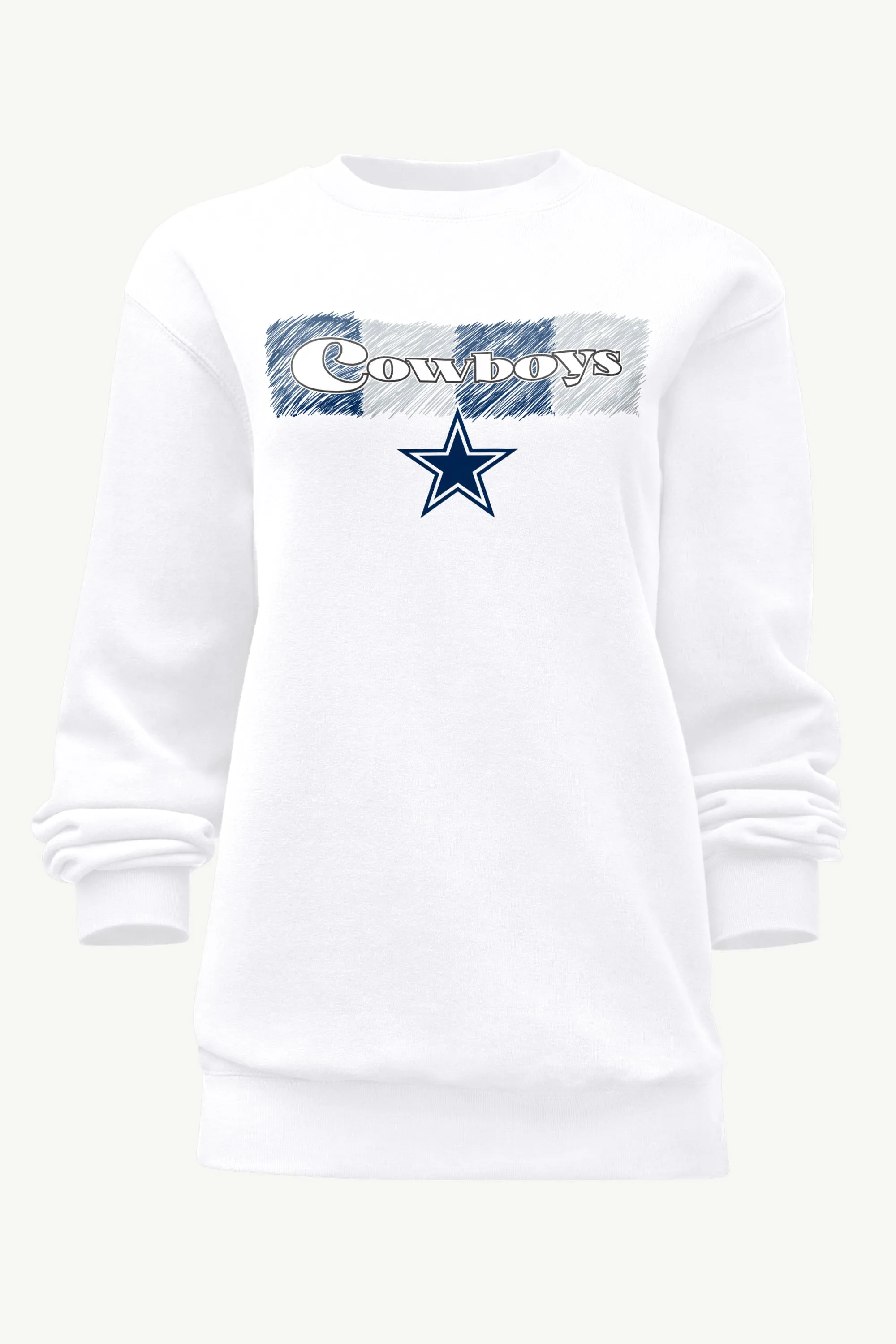 WOMENS DALLAS COWBOYS COLOR SHADING SWEATSHIRT sold by Starter