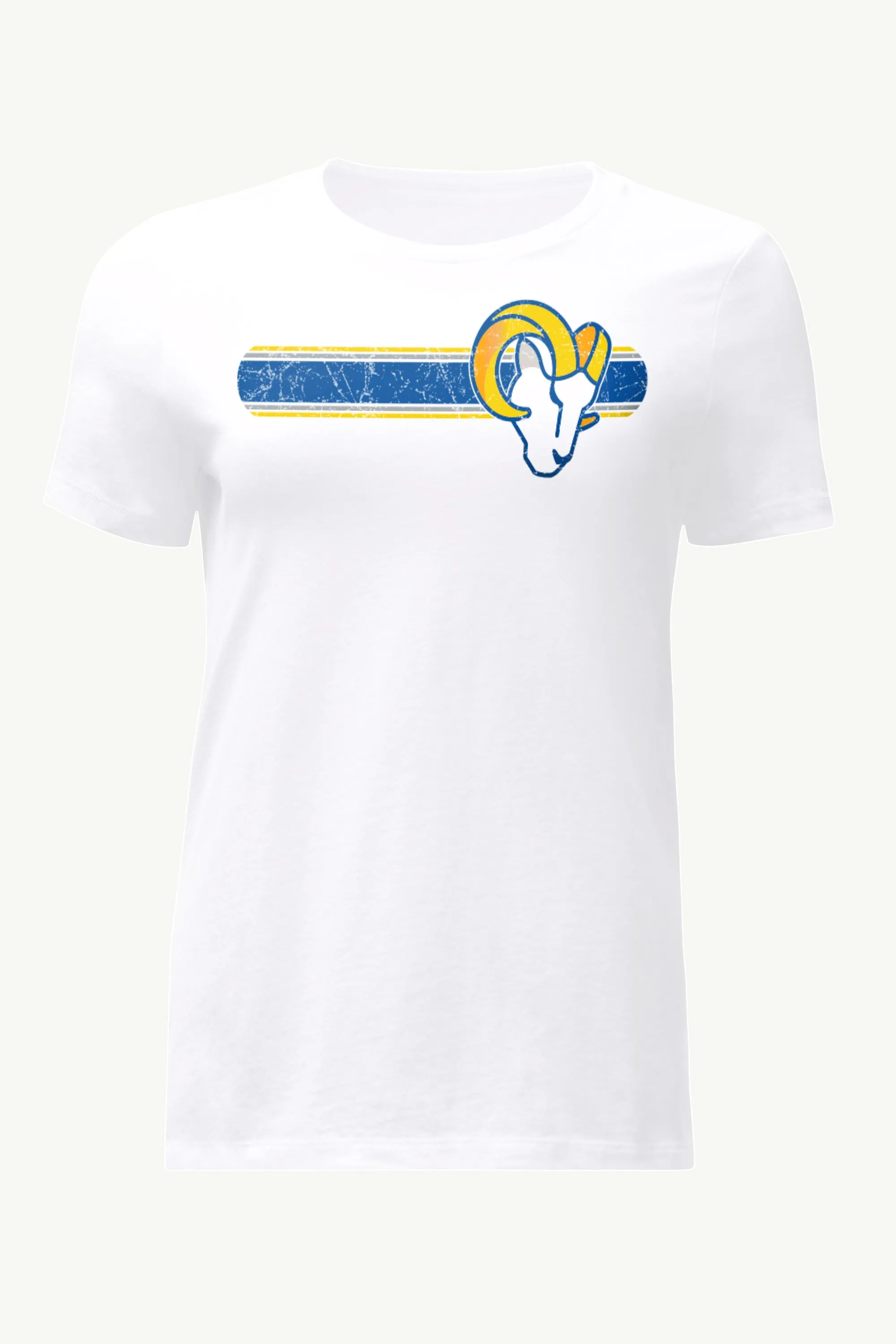 WOMENS LOS ANGELES RAMS STRIPE T SHIRT sold by Starter