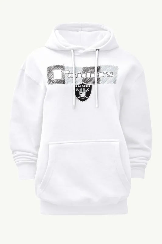 WOMENS LAS VEGAS RAIDERS COLOR SHADING HOODIE sold by Starter