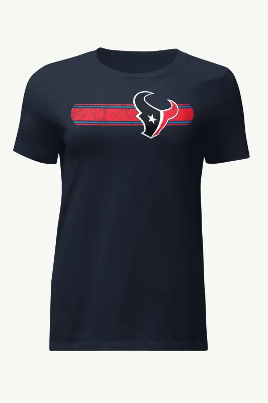 WOMENS HOUSTON TEXANS STRIPE T SHIRT sold by Starter