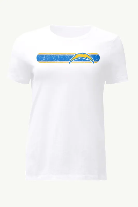 WOMENS LOS ANGELES CHARGERS STRIPE T SHIRT sold by Starter