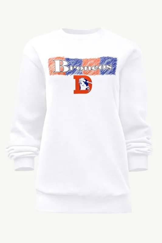 WOMENS DENVER BRONCOS COLOR SHADING SWEATSHIRT sold by Starter