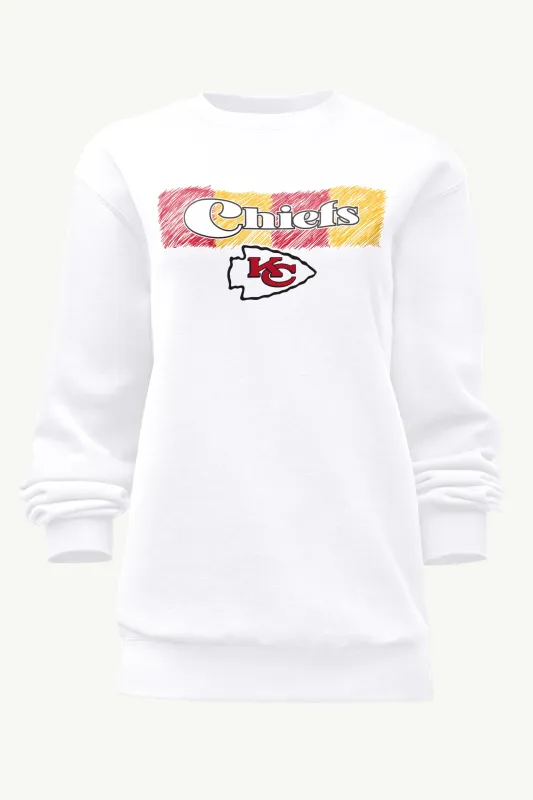WOMENS KANSAS CITY CHIEFS COLOR SHADING SWEATSHIRT sold by Starter