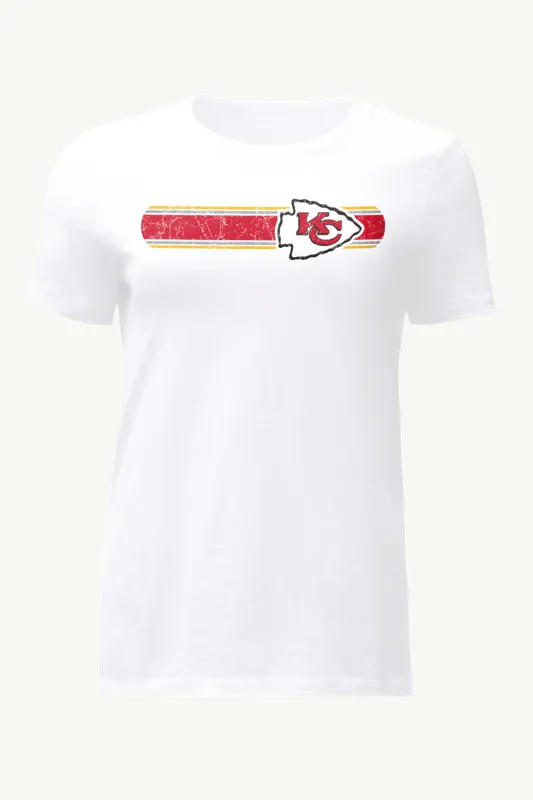 WOMENS KANSAS CITY CHIEFS STRIPE T SHIRT sold by Starter