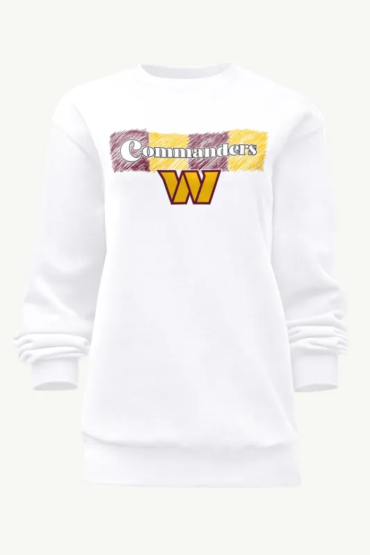 WOMENS WASHINGTON COMMANDERS COLOR SHADING SWEATSHIRT sold by Starter