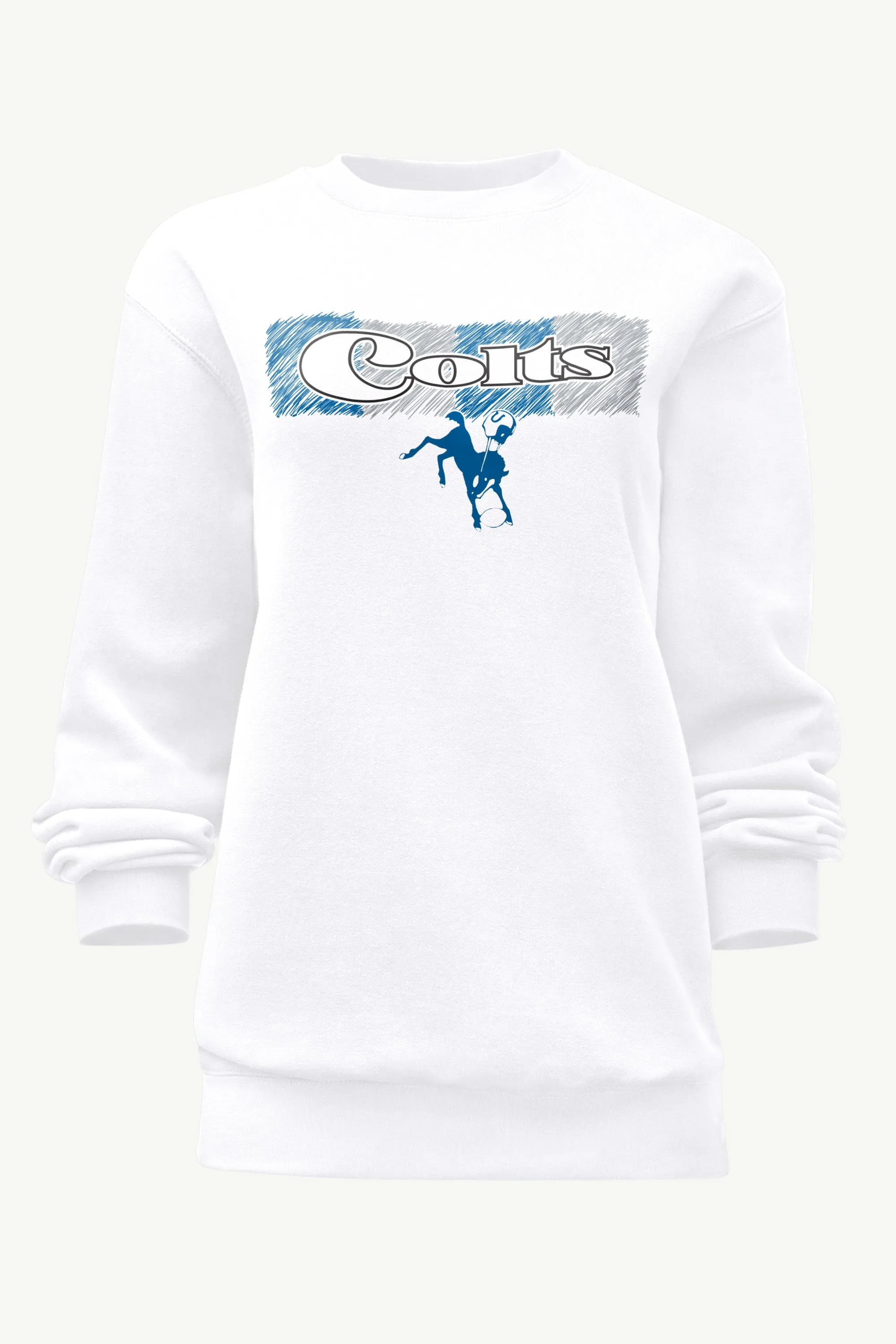 WOMENS INDIANAPOLIS COLTS COLOR SHADING SWEATSHIRT sold by Starter