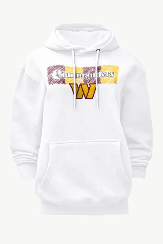 WOMENS WASHINGTON COMMANDERS COLOR SHADING HOODIE sold by Starter