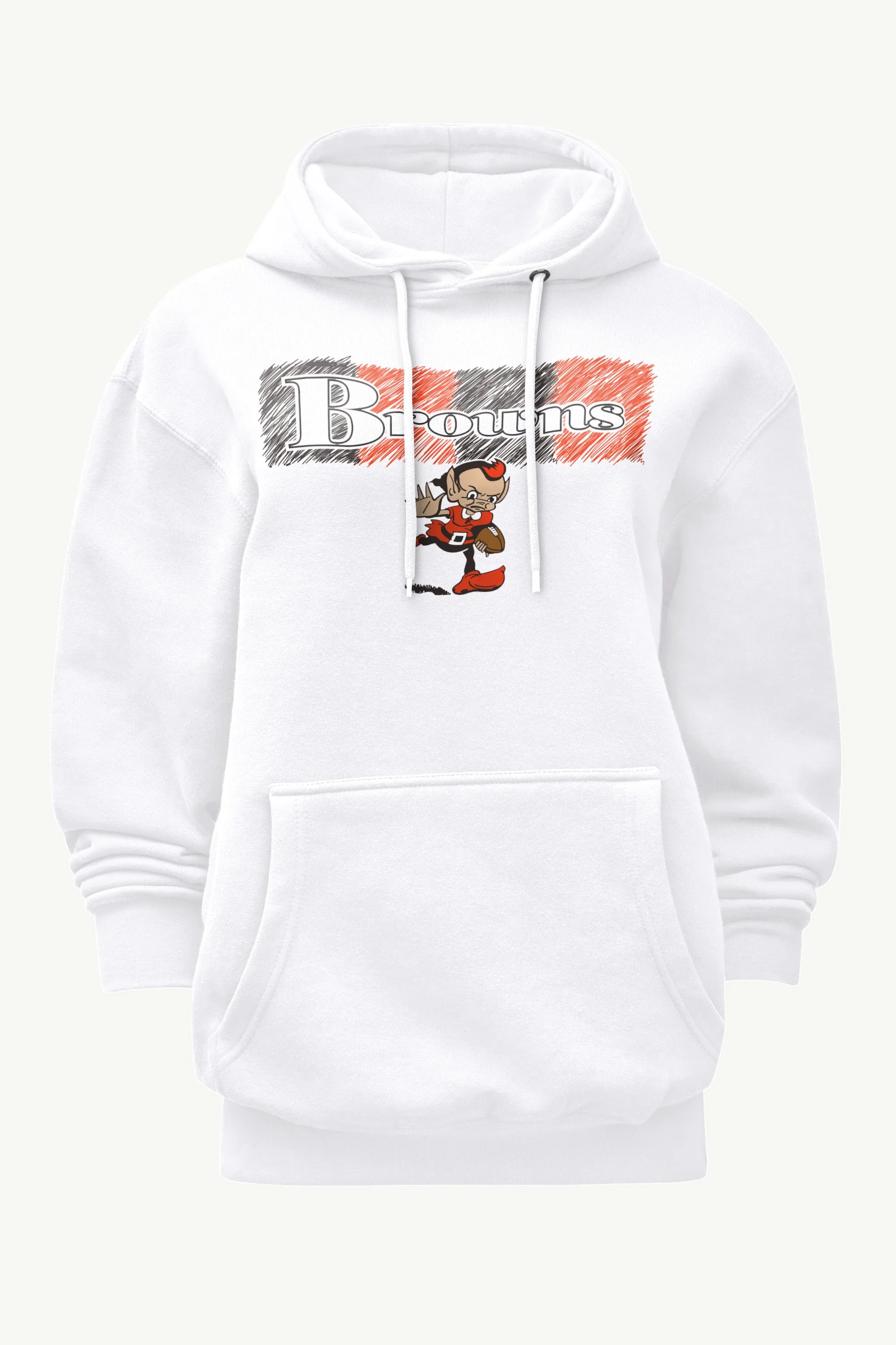 WOMENS CLEVELAND BROWNS COLOR SHADING HOODIE sold by Starter