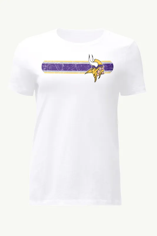 WOMENS MINNESOTA VIKINGS STRIPE T SHIRT sold by Starter