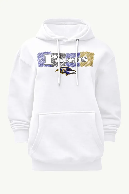 WOMENS BALTIMORE RAVENS COLOR SHADING HOODIE sold by Starter