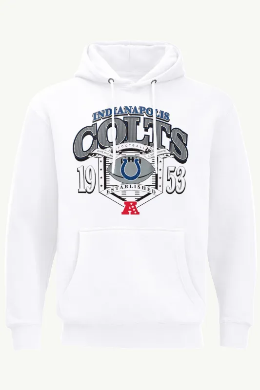MENS INDIANAPOLIS COLTS 80s INSPIRED FIELD HOODIE sold by Starter