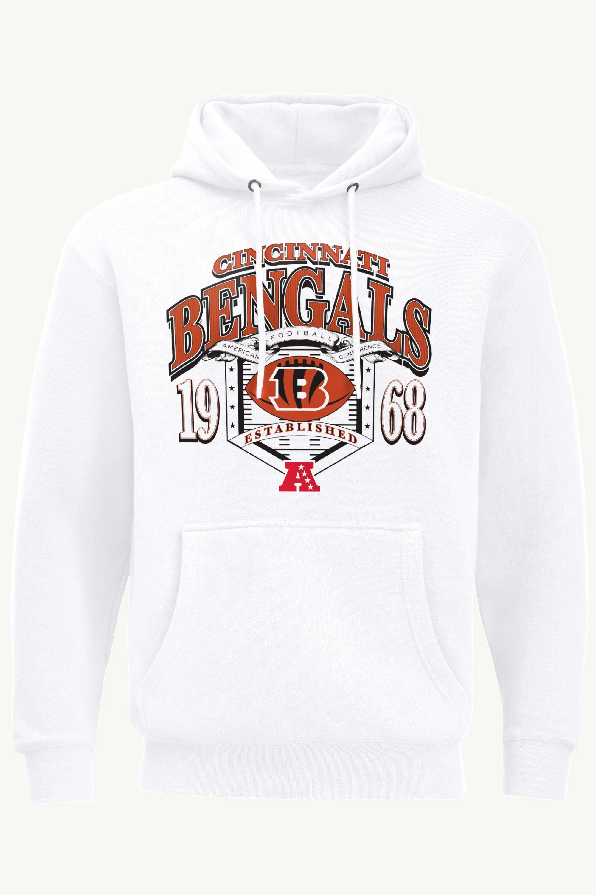 MENS CINCINNATI BENGALS 80s INSPIRED FIELD HOODIE sold by Starter