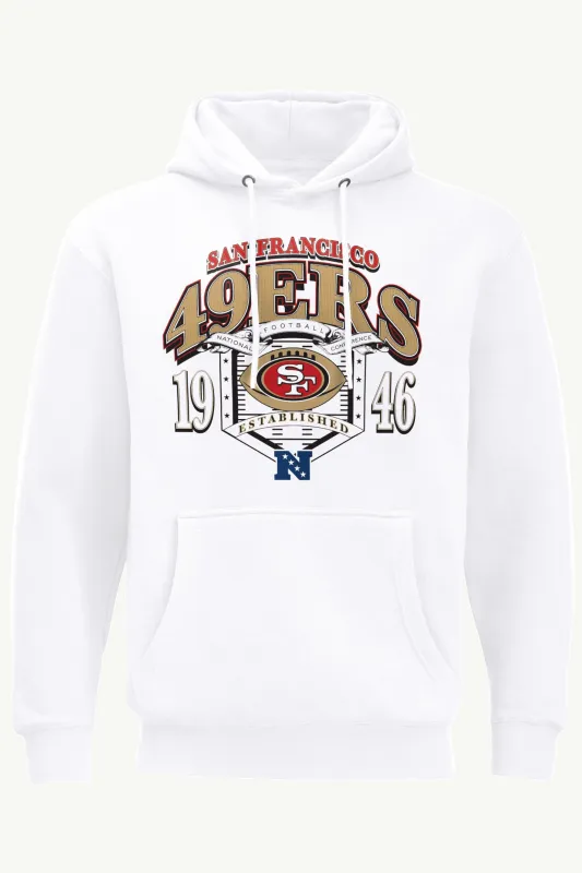 MENS SAN FRANCISCO 49ERs 80s INSPIRED FIELD HOODIE sold by Starter