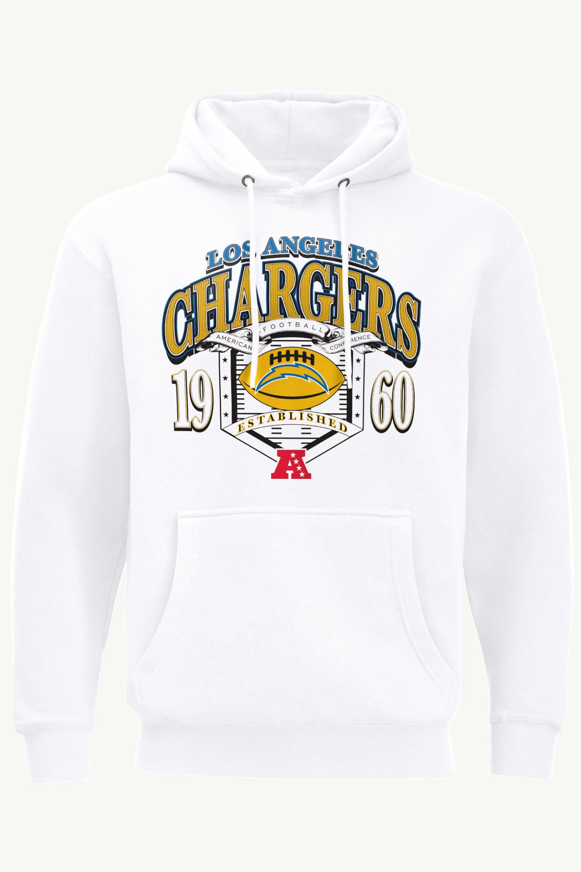 MENS LOS ANGELES CHARGERS 80s INSPIRED FIELD HOODIE sold by Starter