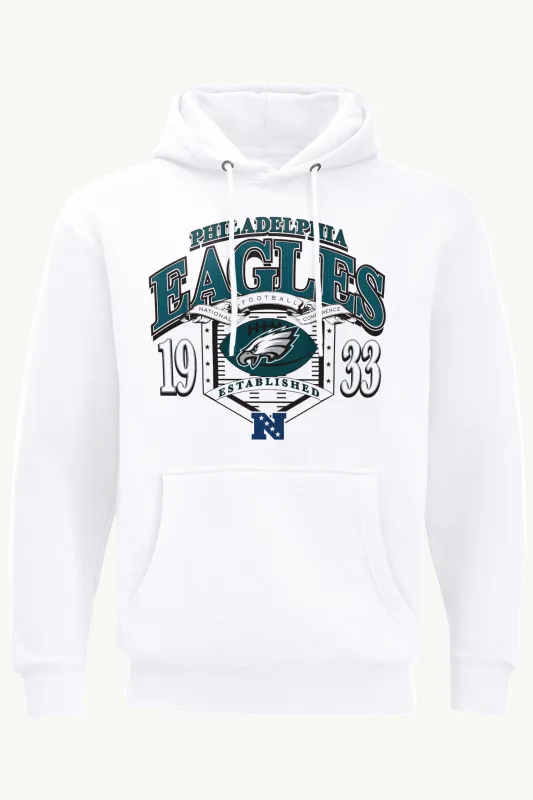 MENS PHILADELPHIA EAGLES 80s INSPIRED FIELD HOODIE made by Starter