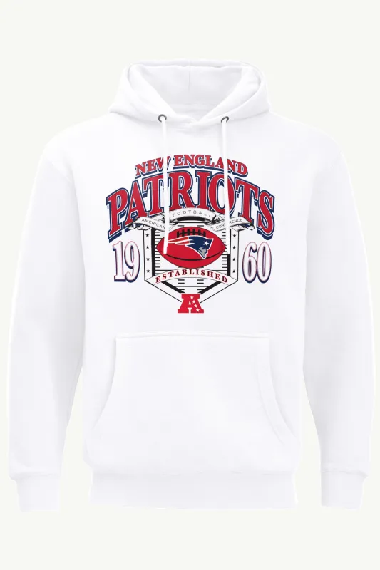 MENS NEW ENGLAND PATRIOTS 80s INSPIRED FIELD HOODIE sold by Starter
