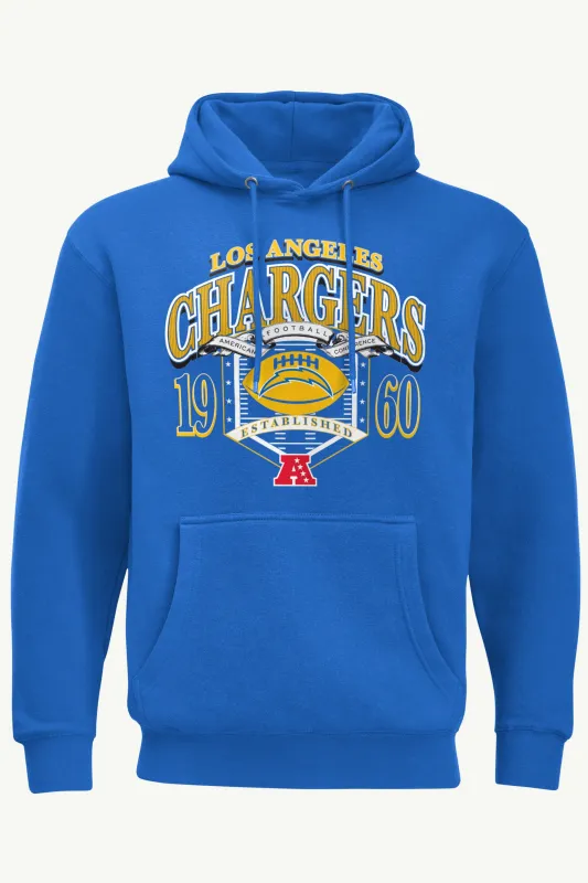 MENS LOS ANGELES CHARGERS 80s INSPIRED FIELD HOODIE sold by Starter