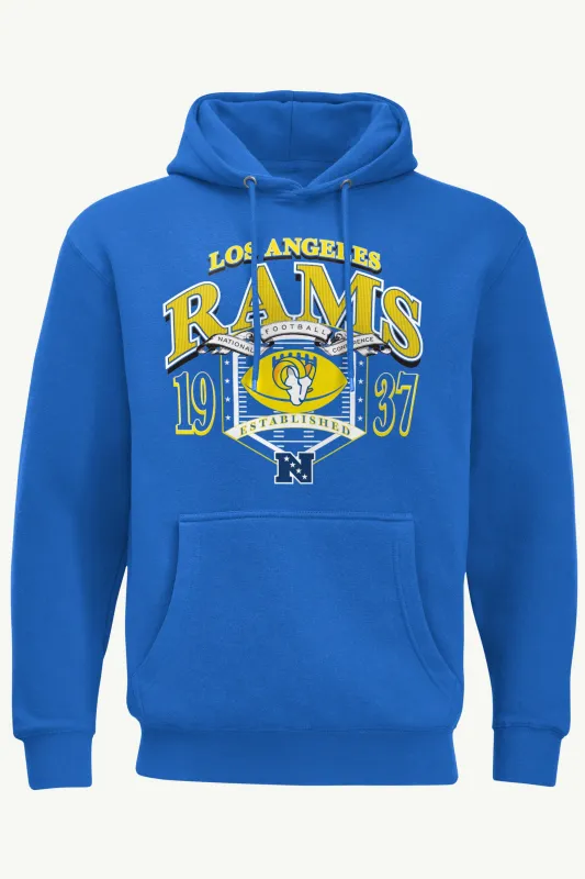 MENS LOS ANGELES RAMS 80s INSPIRED FIELD HOODIE sold by Starter