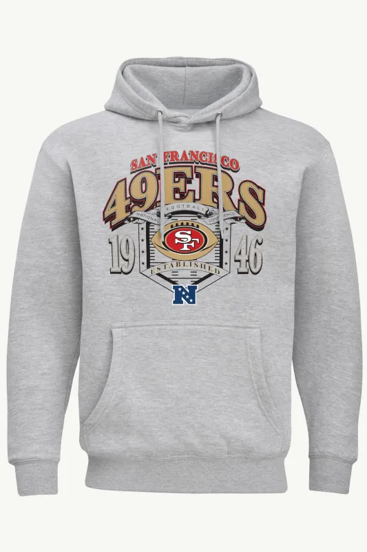 MENS SAN FRANCISCO 49ERs 80s INSPIRED FIELD HOODIE sold by Starter