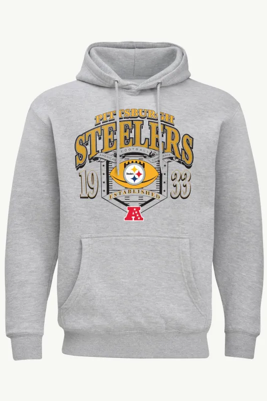 MENS PITTSBURGH STEELERS 80s INSPIRED FIELD HOODIE sold by Starter