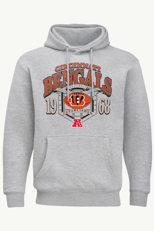 MENS CINCINNATI BENGALS 80s INSPIRED FIELD HOODIE sold by Starter