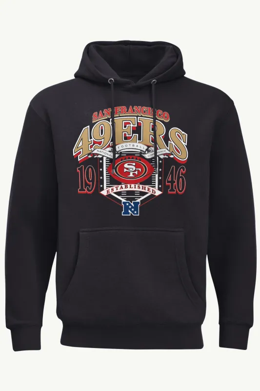 MENS SAN FRANCISCO 49ERs 80s INSPIRED FIELD HOODIE sold by Starter