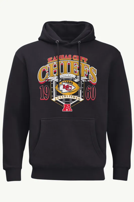 MENS KANSAS CITY CHIEFS 80s INSPIRED FIELD HOODIE sold by Starter