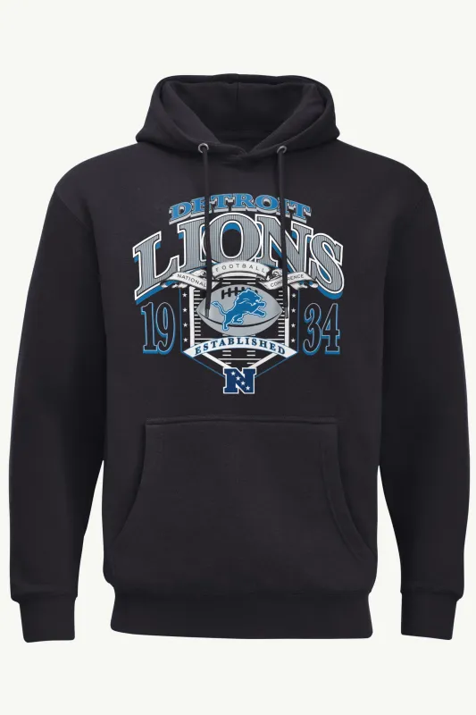 MENS DETROIT LIONS 80s INSPIRED FIELD HOODIE sold by Starter