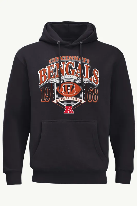 MENS CINCINNATI BENGALS 80s INSPIRED FIELD HOODIE sold by Starter