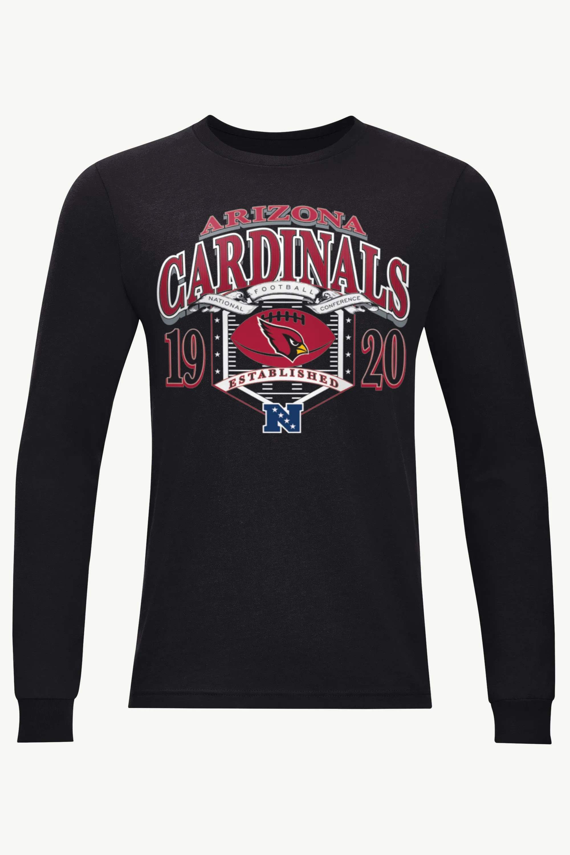 MENS ARIZONA CARDINALS 80s INSPIRED FIELD LONG SLEEVE T SHIRT sold by Starter