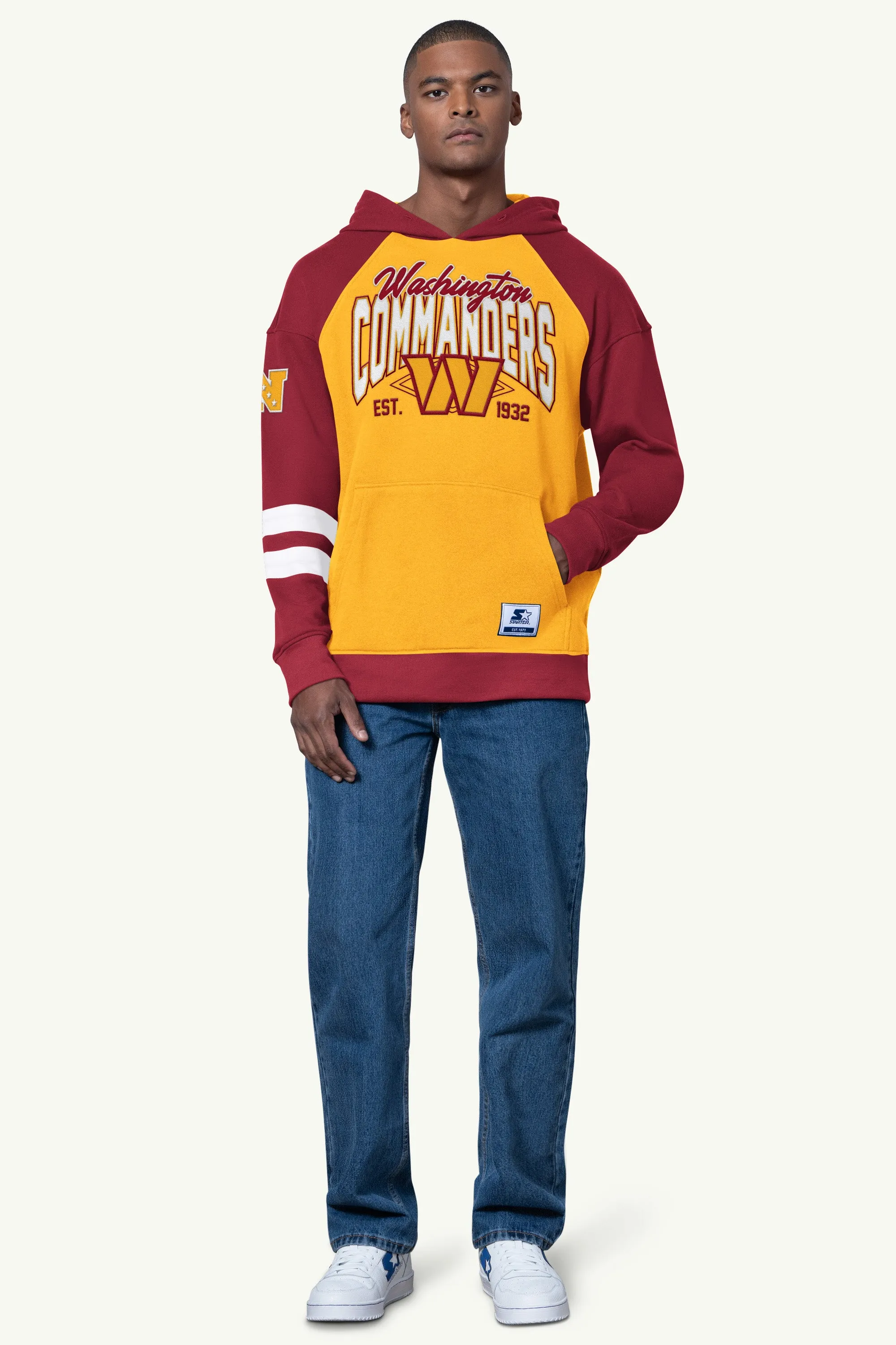 MENS WASHINGTON COMMANDERS INTERCEPTION COLORBLOCK HOODIE sold by Starter product image thumbnail 2