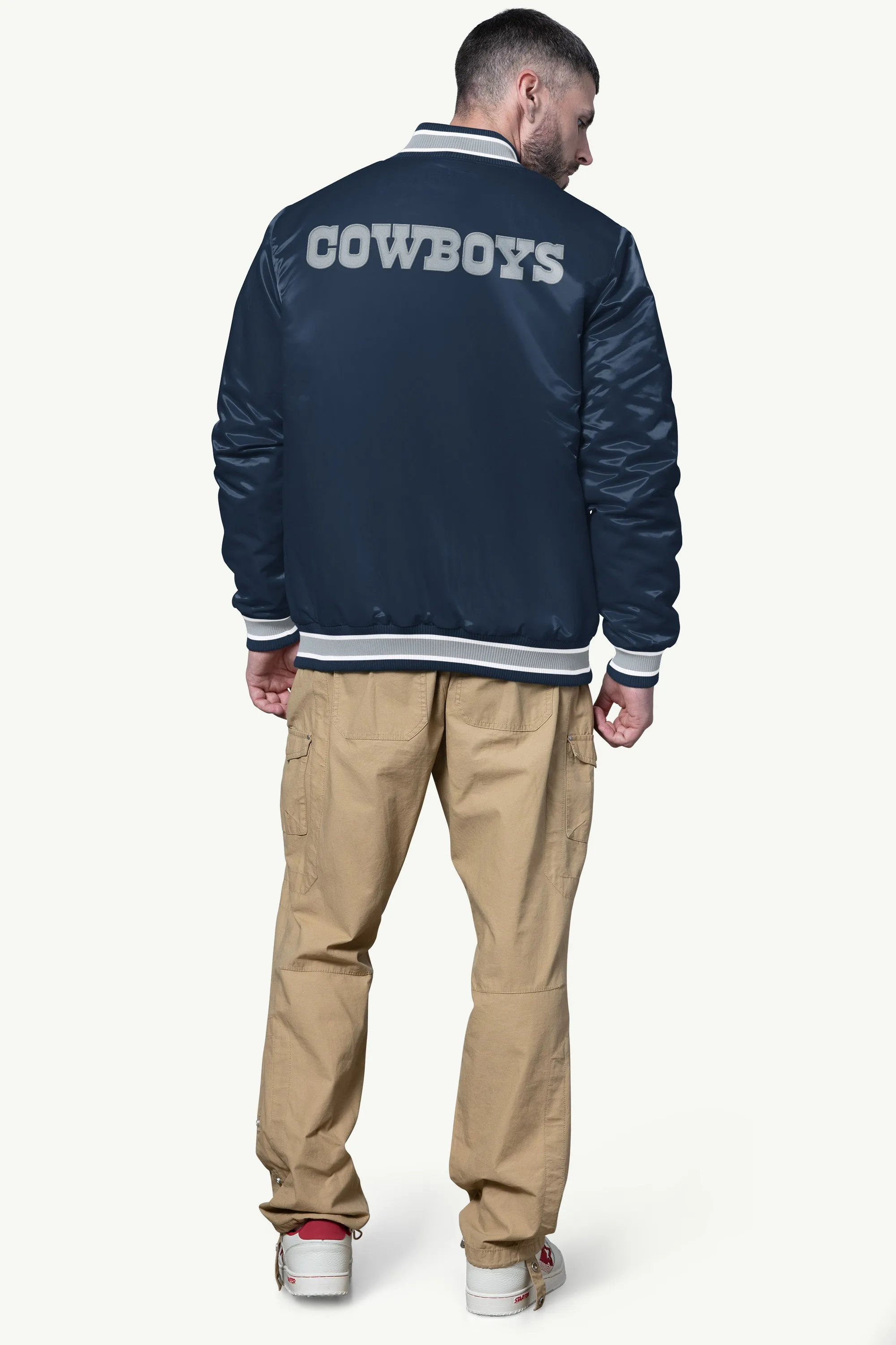 MENS DALLAS COWBOYS SHOCK WAVE SATIN JACKET sold by Starter product image thumbnail 2