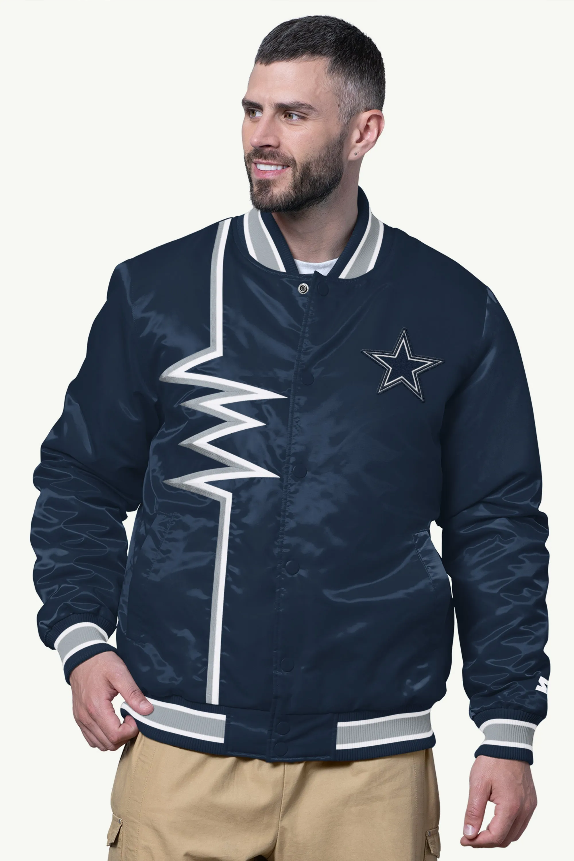 MENS DALLAS COWBOYS SHOCK WAVE SATIN JACKET sold by Starter
