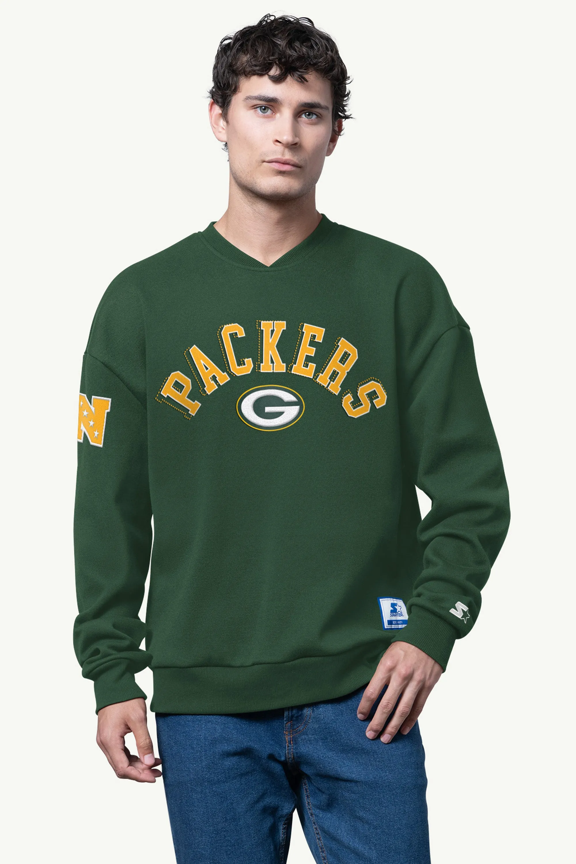 MENS GREEN BAY PACKERS PIQUE PULLOVER sold by Starter