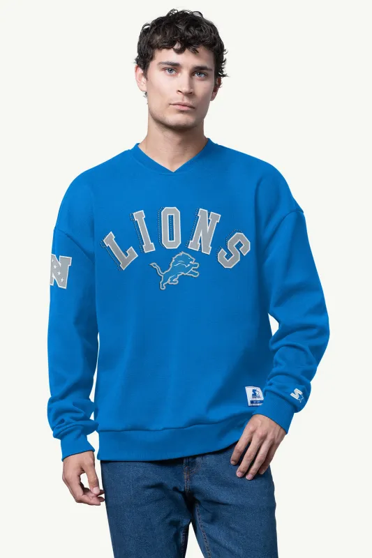 MENS DETROIT LIONS PIQUE PULLOVER sold by Starter