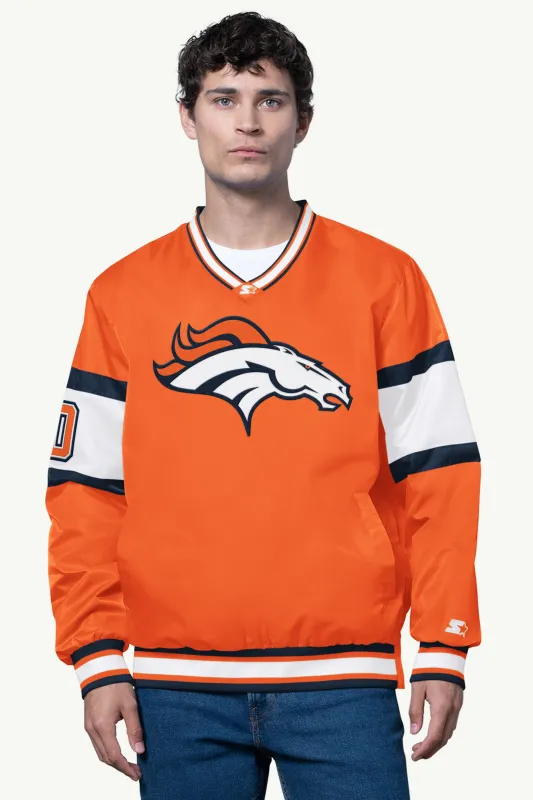 MENS DENVER BRONCOS SIGNAL COLLAR PULLOVER sold by Starter