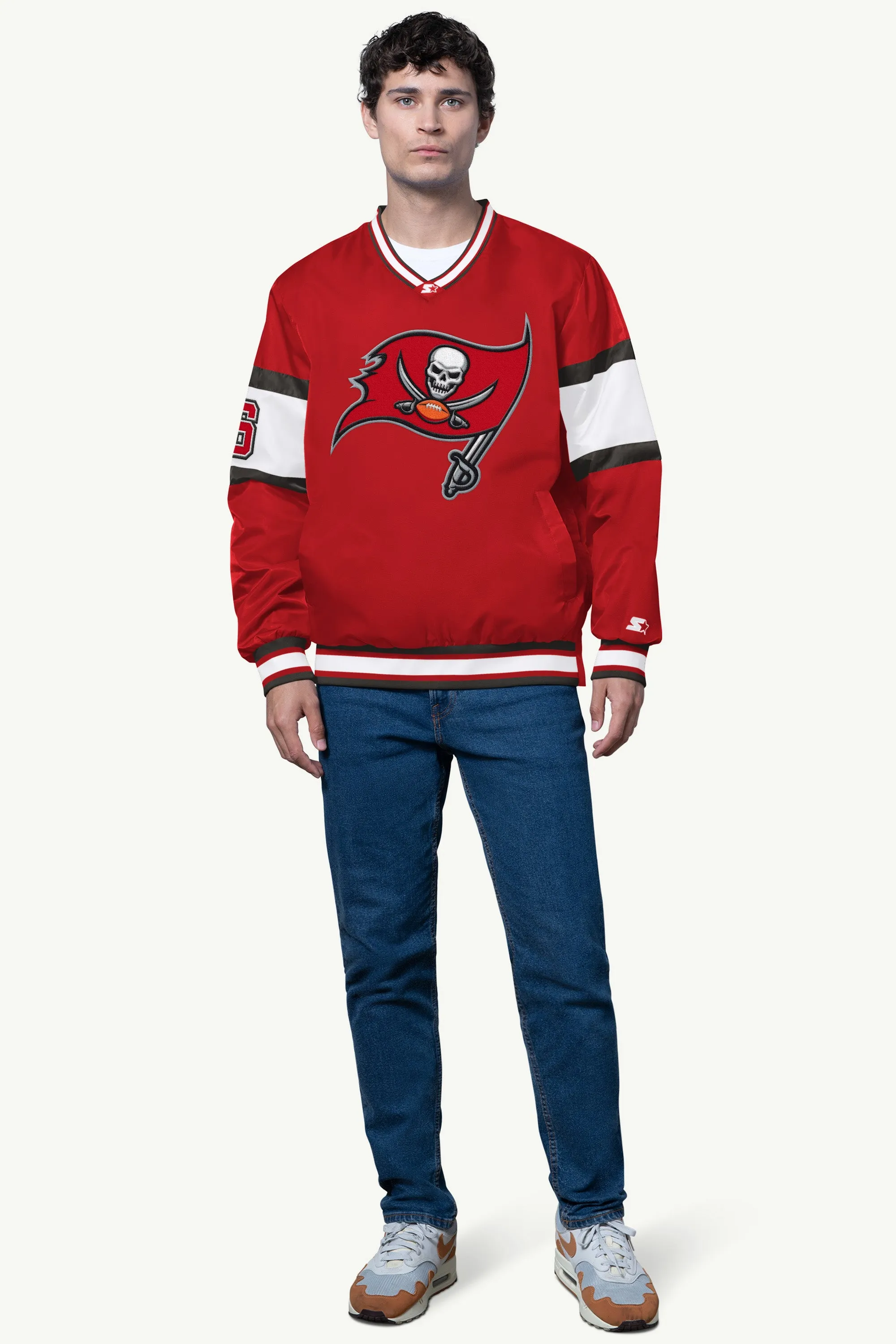 MENS TAMPA BAY BUCCANEERS SIGNAL COLLAR PULLOVER sold by Starter product image thumbnail 2