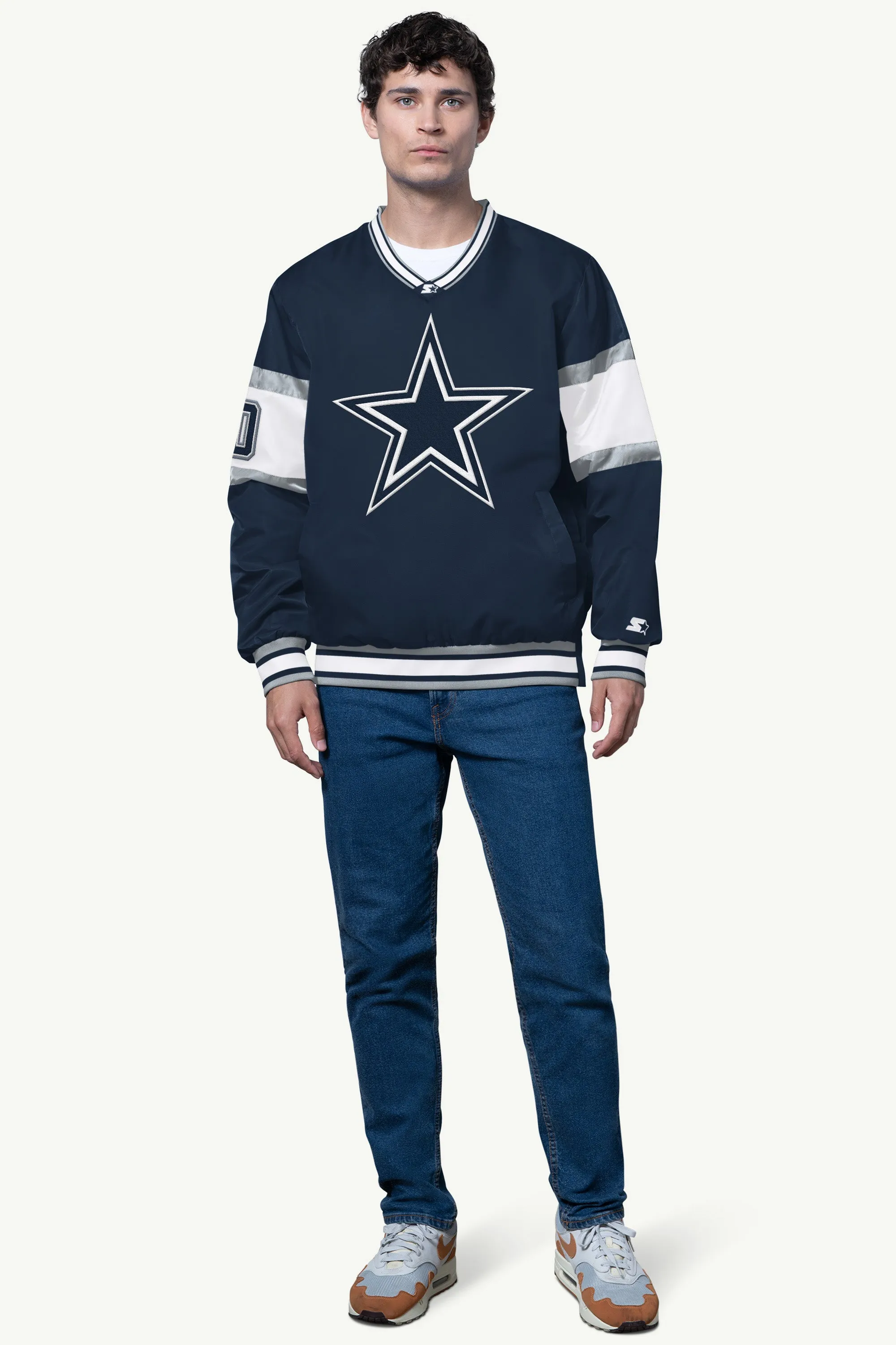 MENS DALLAS COWBOYS SIGNAL COLLAR PULLOVER sold by Starter product image thumbnail 2