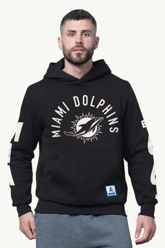 MENS MIAMI DOLPHINS HANDOFF FLEECE HOODIE sold by Starter