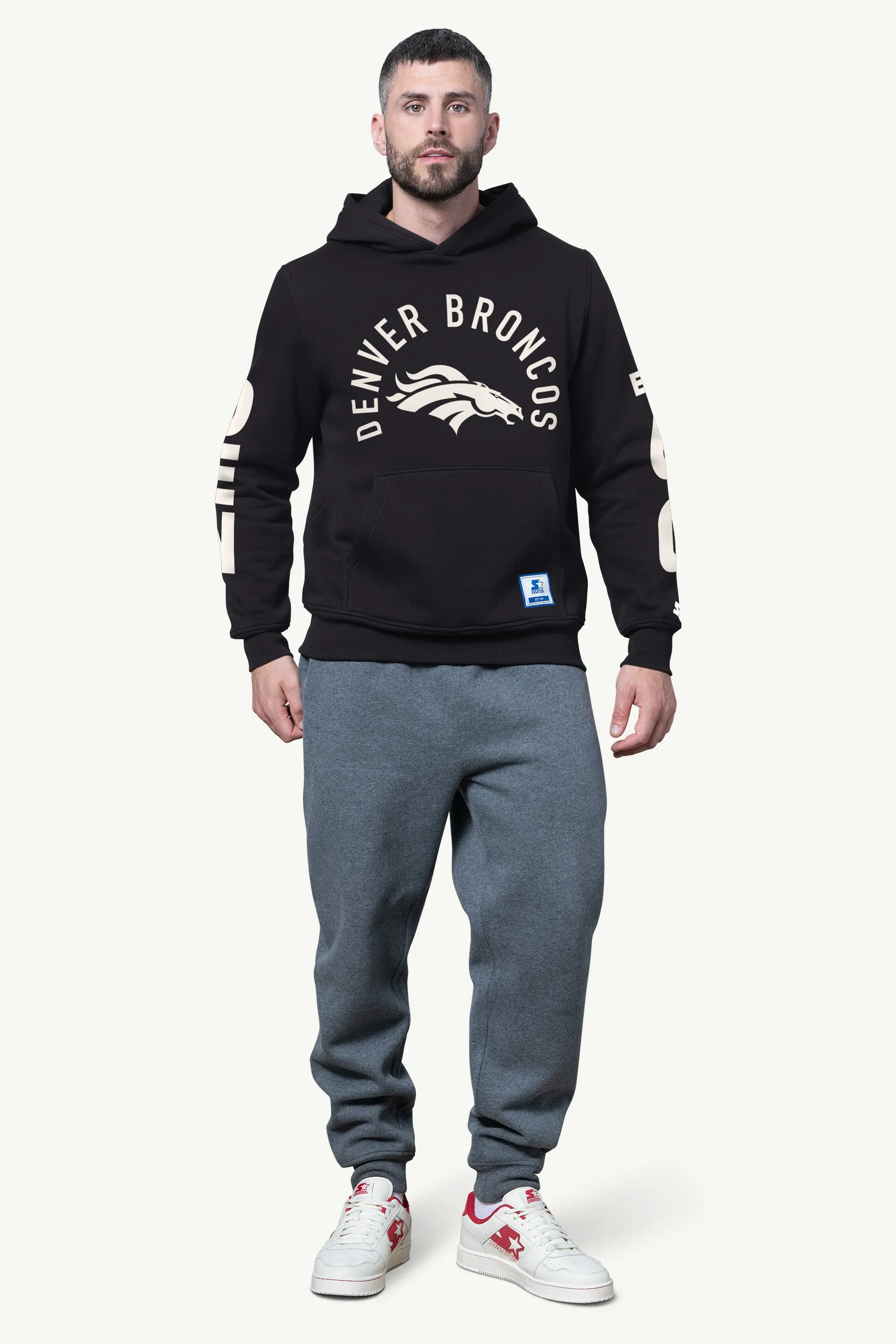 MENS ENVER BRONCOS HANDOFF FLEECE HOODIE sold by Starter product image thumbnail 2
