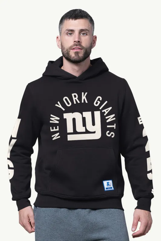 MENS NEW YORK GIANTS HANDOFF FLEECE HOODIE made by Starter